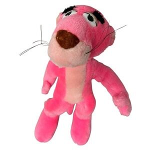 Vintage Pink Panther Plush Stuffed Animal Toy Kids Collectible Retro
